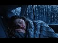Deep Sleep During Heavy Rainstorm Inside a Warm and Comfortable Car