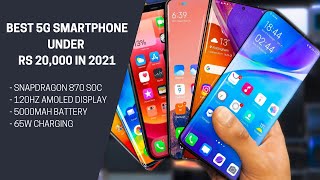 Top 6 Powerful 5G Phones Under 20000 |Top 6 Best Mobile Phones Under ₹20k Budget ⚡ Oct 2021 shorts