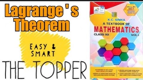 CLASS - 12  f(x) = x(2-x) in [0,1] l Lagranges Theorem l #lagrangestheorem #class12 #VVI The Topper