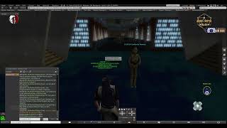 Master Zen uses the Archive's Protocol Droid (HCML 2.0 Animesh NPC in Second Life)