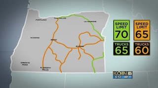 Some Oregon speed limits will rise March 1