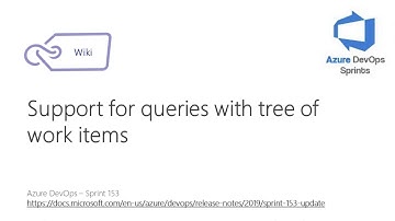 #azuredevopssprints 153 - Support for queries with tree of work items