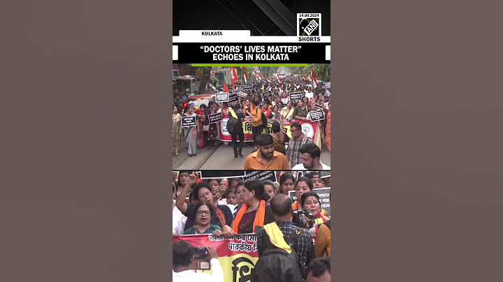 “Doctors’ lives matter…” Kolkata BJP rally calls for justice over doctor’s rape and murder