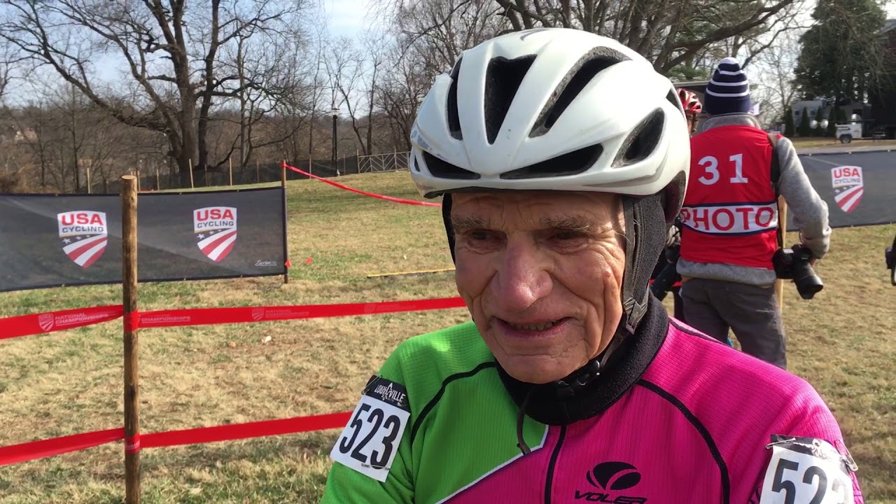 Fred Schmid: Masters 85+ National Champion, 2018 Louisville Cyclocross Nationals