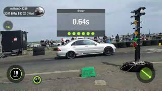 Tuned Bmw E83 X3 3 0Sd Vs Mercedes W202 C32 Amg 14 Mile Drag Race At Crail Raceway