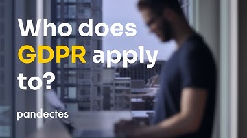 Does GDPR apply to me?