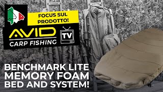 AvidCarp Fishing TV! | Italia 🇮🇹| Focus Sul Prodotto! | Benchmark Lite Memory Foam Bed & System!