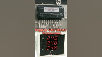Nippen VAF Meter wire connection