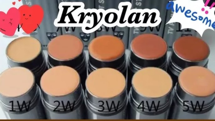 Kryolan Tv Paint Stick Original Vs Fake  Kryolan Stick-Demo & Review  #kryolan #kryolantvpaintstick 