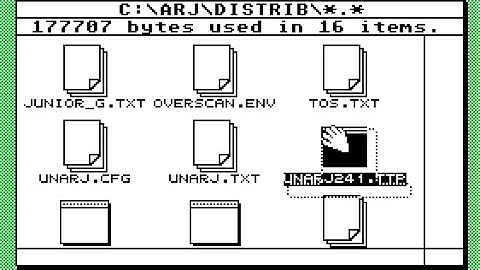 Using ARJ and UnARJ to Split and Copy Large Files to Your Atari ST in Chunks
