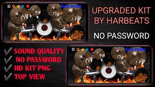 FIRE TOP VIEW UPGRADED KIT BY HARBEATS | NO PASSWORD (REAL DRUM APP)