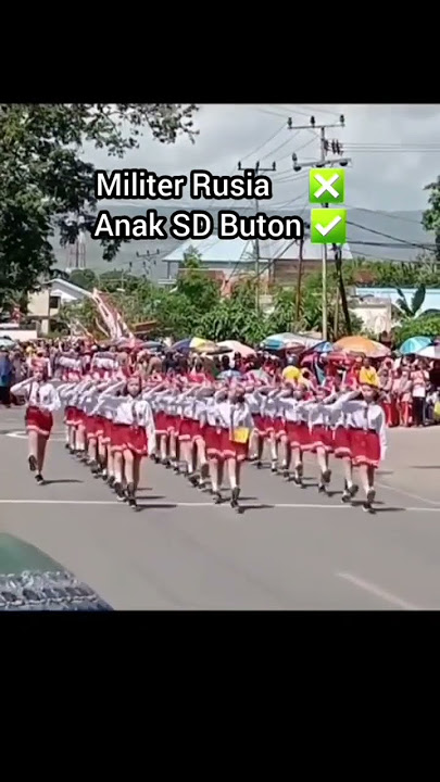 gerak jalan indah SD buton