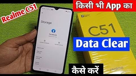 Realme C51 me app ka data clear kaise kare | how to clear app data Realme C51