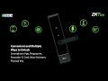 SL01 T430H WiFi Fingerprint Lever Mortise Lock