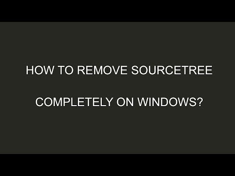 Video: Bagaimana cara menghapus repositori SourceTree?