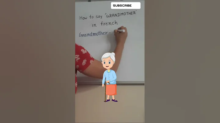 How to say GRANDMOTHER in French - Learn French - Onward Academy | #fyp #shorts #foryou #viral