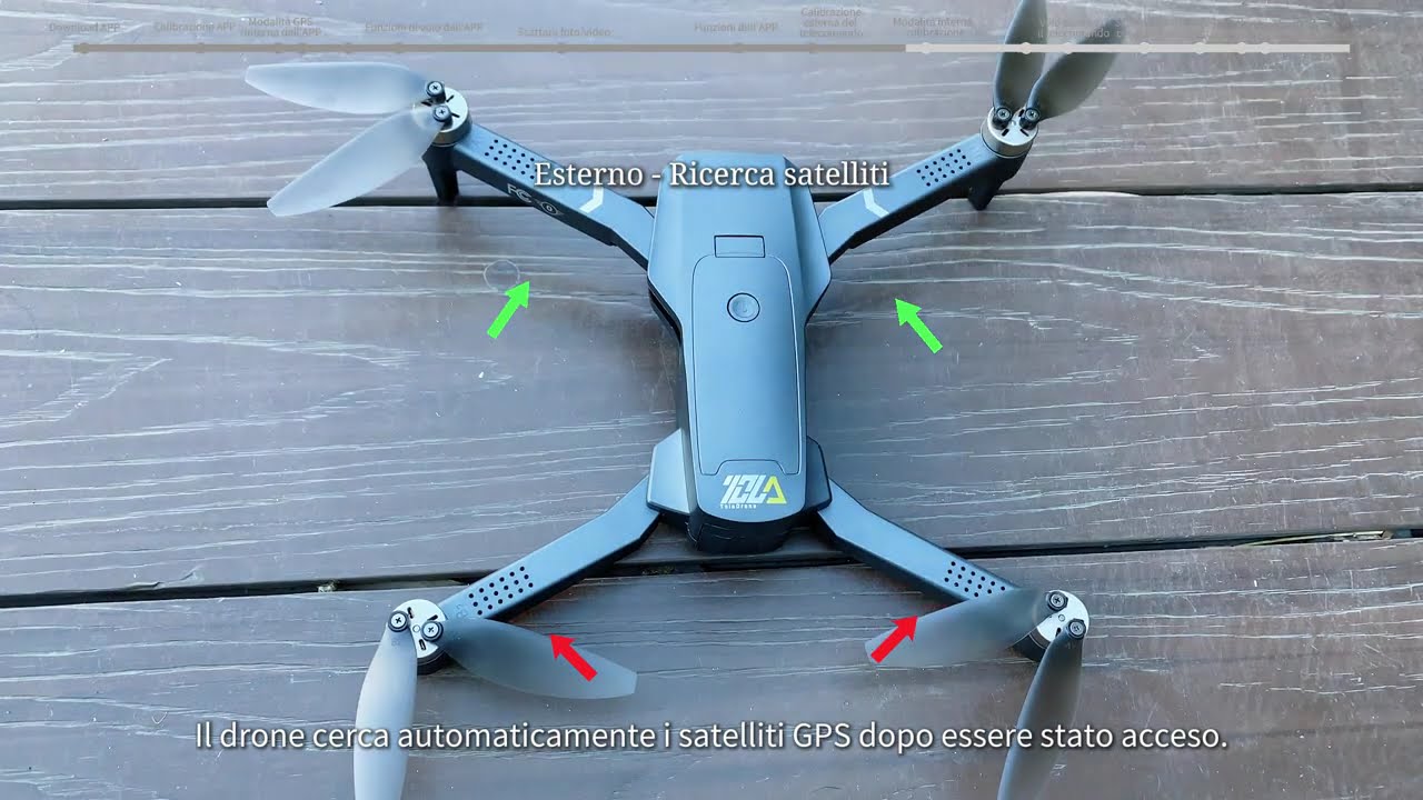 Video sul funzionamento del drone TD31GPS (italiano)