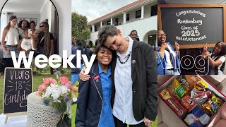 #weeklyvlog Valedictory | Picnic | Up cycling | Exam care package & more 