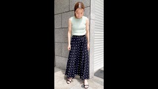 【URBAN RESEARCH】ドット柄マーメイドスカート