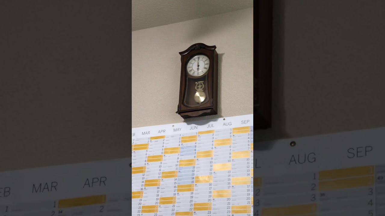 Bulova clock strikes 600 PM YouTube