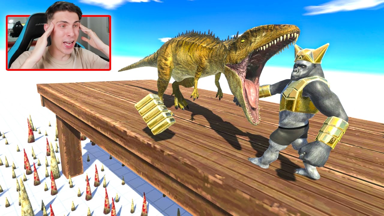 TABLA BATALLA 1 VS 1 CON PINCHOS - ANIMAL REVOLT BATTLE SIMULATOR