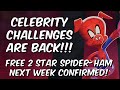 CELEBRITY CHALLENGES ARE BACK THIS MONTH!! - FREE 2 STAR SPIDER-HAM!!! - Marvel Contest of Champions