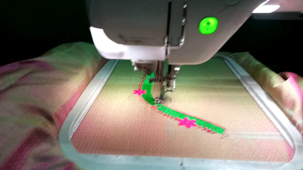 Embroidery machine YouTube