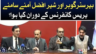 How much truth is there in the differences between Barrister Gauhar and Sher Afzal Marwat?