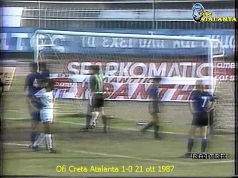 1987-88 Ofi Creta Atalanta 1-0 C. Coppe 21 ott 1987