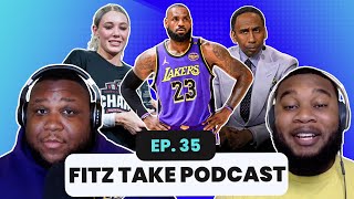 LeBron GOES OFF on Stephen A, South Carolina OWNS Women’s College Basketball | Fitz Take Ep. 35