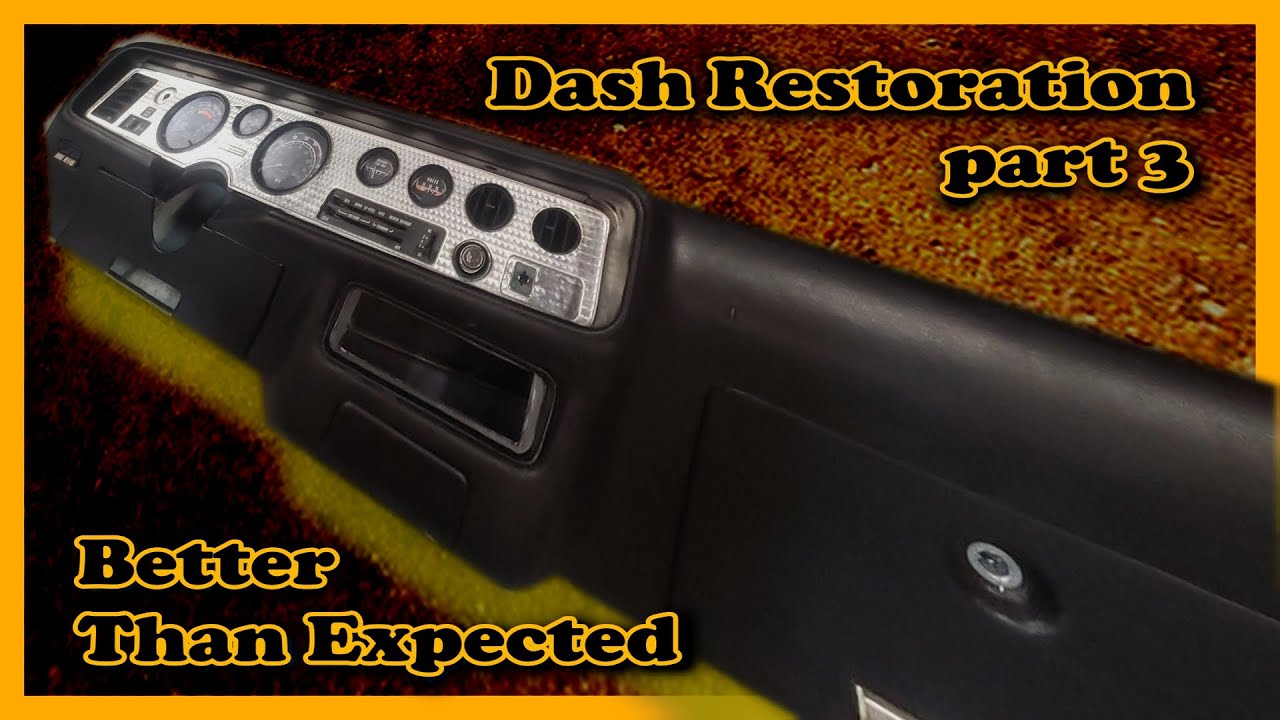 𝘑𝘦𝘢𝘯 𝘎𝘳𝘦𝘺 𝘢 1979 𝘵𝘳𝘢𝘯𝘴 𝘢𝘮 𝘳𝘦𝘴𝘵𝘰𝘳𝘢𝘵𝘪𝘰𝘯 "Restoring a dashboard part 3 (like it was never damaged)"