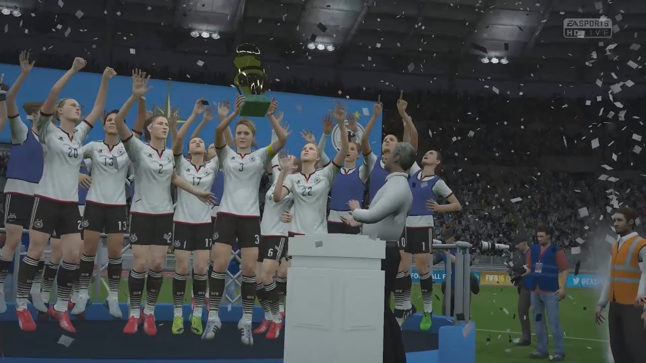 FIFA 2016 -- Gameplay Kadınlar Uluslararası Futbol Şampiyonası | Almanya