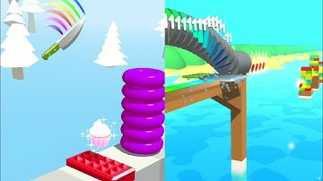 Slice it All! Vs Flying Cut Gameplay Android & Relaxing sounds ASMR