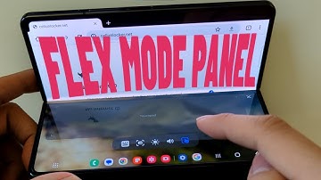 How to turn on Flex Mode Panel for Any Samsung Galaxy Z Fold Series Phone