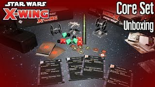 CORE SET UNBOXING AND DISCUSSION - X-wing Second Edition