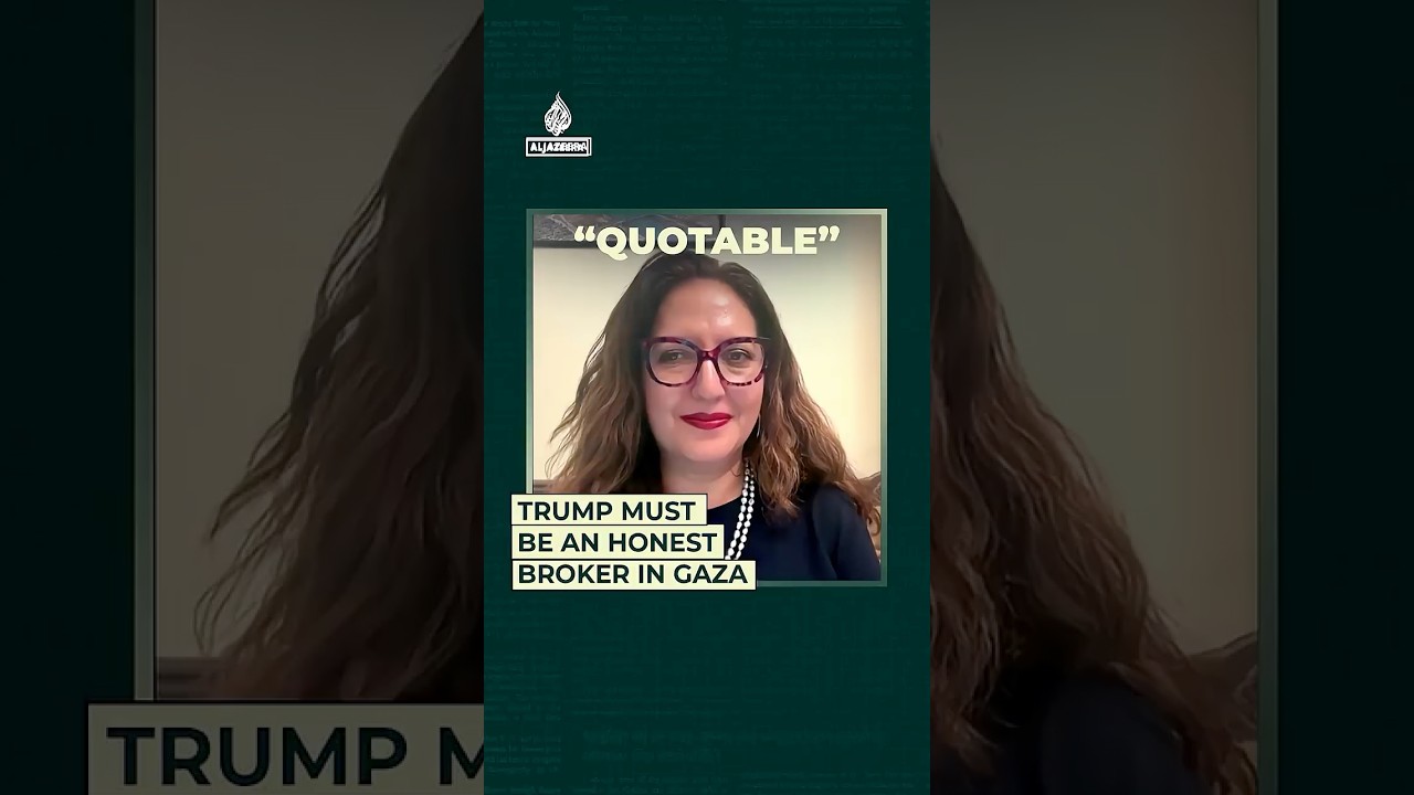 يجب أن يكون ترامب وسيطاً نزيهاً في غزة