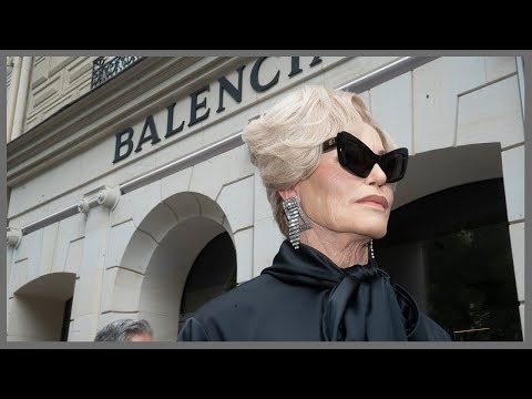 ATTENDING BALENCIAGA COUTURE AS JESSICA LANGE | Alexis Stone
