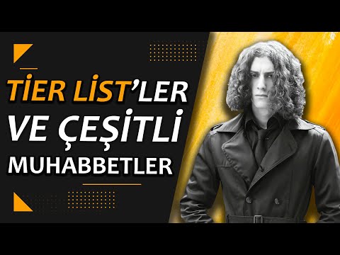 İçkiler ve Oyunculara dair "Tier List" Dolduruyorum