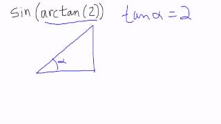 Sin(arctan(2)) Ex 2 Evaluate Sin Arctan 7