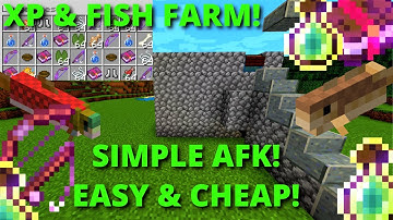 EASY AFK 1.20 AUTOMATIC FISHING FARM TUTORIAL in Minecraft Bedrock (MCPE/Xbox/PS4/Switch/Windows10)