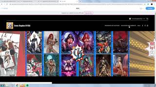 Comic Kingdom Of USA website draft 1