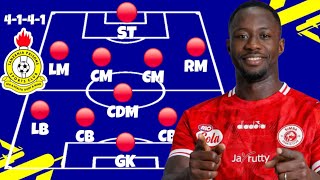 THIS IS SIMBA SQUAD VS TANZANIA PRISONS IN THE (4-1-4-1) NBC PREMIER LEAGUE 2025/26 FORMULA