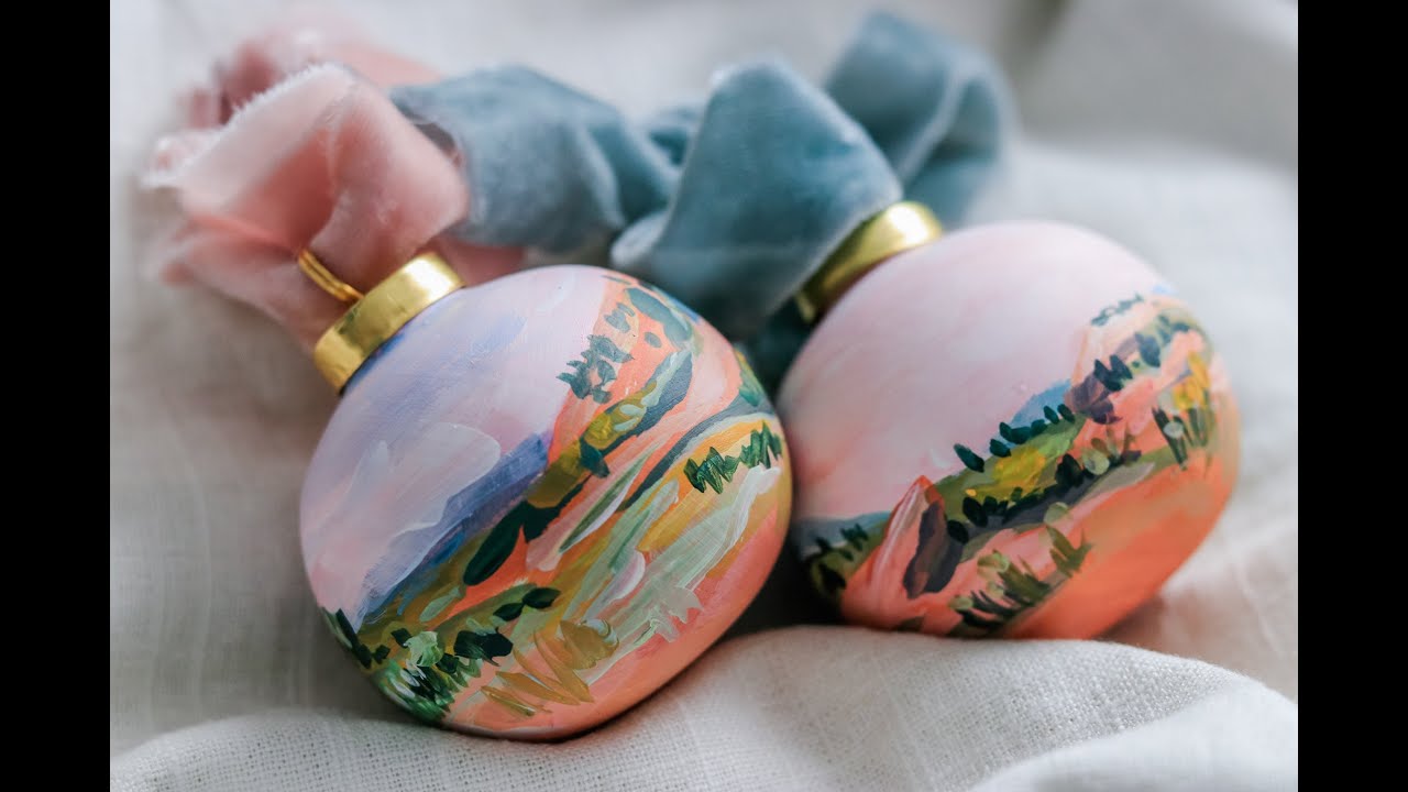 Paint a ceramic ornament with me 