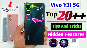 Vivo Y31 5G Tips And Tricks / Vivo Y31 Top 20++ Hidden Features / vivo y31 hidden features
