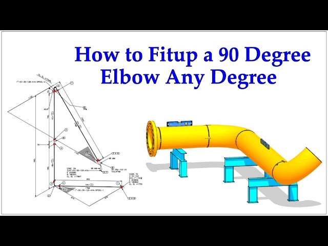 HOW TO FIT UP A 90 DEGREE ELBOW, ROTATED TO ANY DEGREE class=