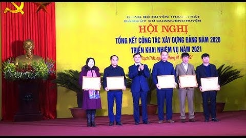 Đảng bộ Cơ quan UBND huyện Thạch Thất tổng kết công tác xây dựng Đảng năm 2020