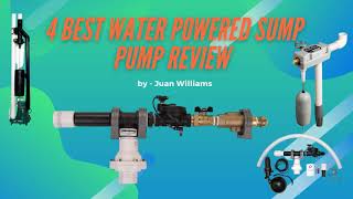 4 Best Water Powered Sump Pump Review 2020