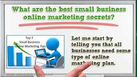 Top 7 small business online marketing tips