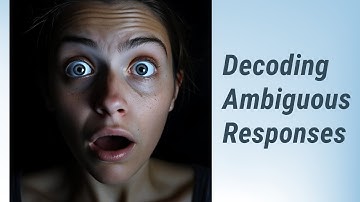 "Are You Sure? Unraveling the Mystery of Ambiguous Responses to Confirmation Questions"