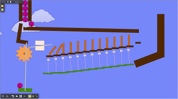 Infinity Domino in Algodoo